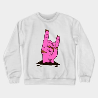 Zombie hand yes hellyes Crewneck Sweatshirt